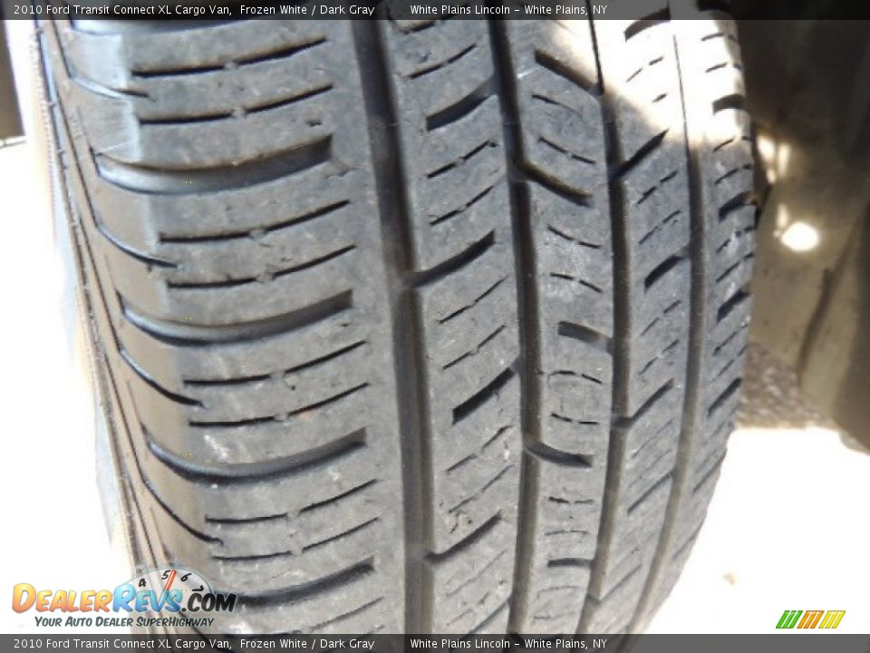 2010 Ford Transit Connect XL Cargo Van Frozen White / Dark Gray Photo #2