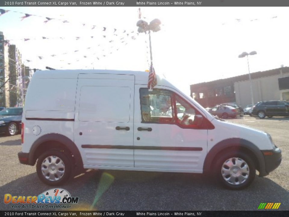 2010 Ford Transit Connect XL Cargo Van Frozen White / Dark Gray Photo #5