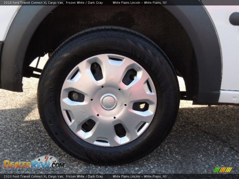 2010 Ford Transit Connect XL Cargo Van Frozen White / Dark Gray Photo #6