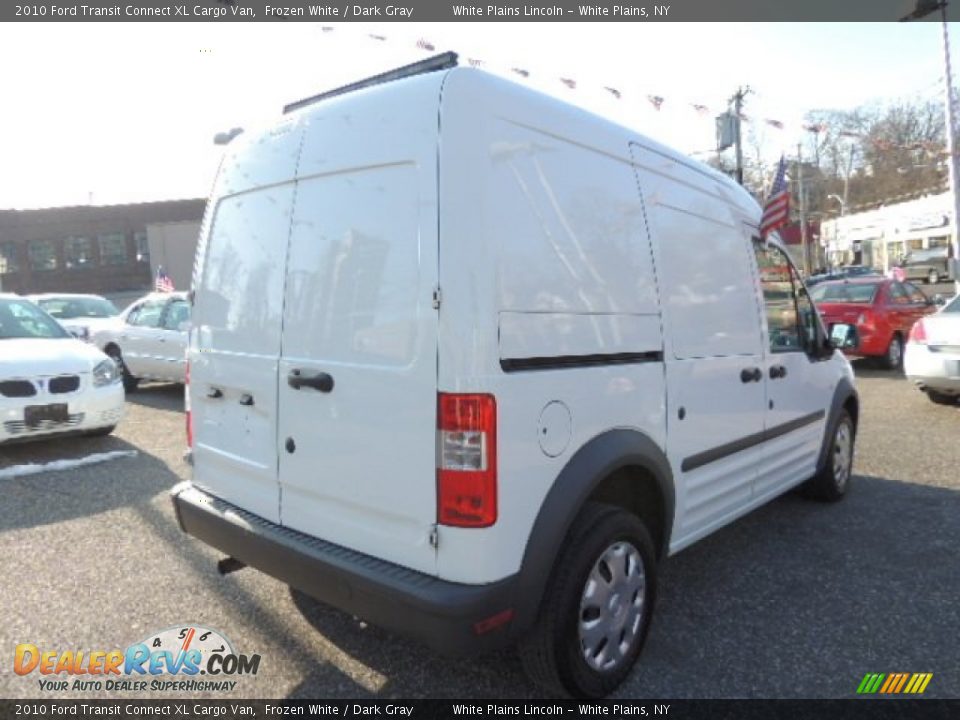 2010 Ford Transit Connect XL Cargo Van Frozen White / Dark Gray Photo #7