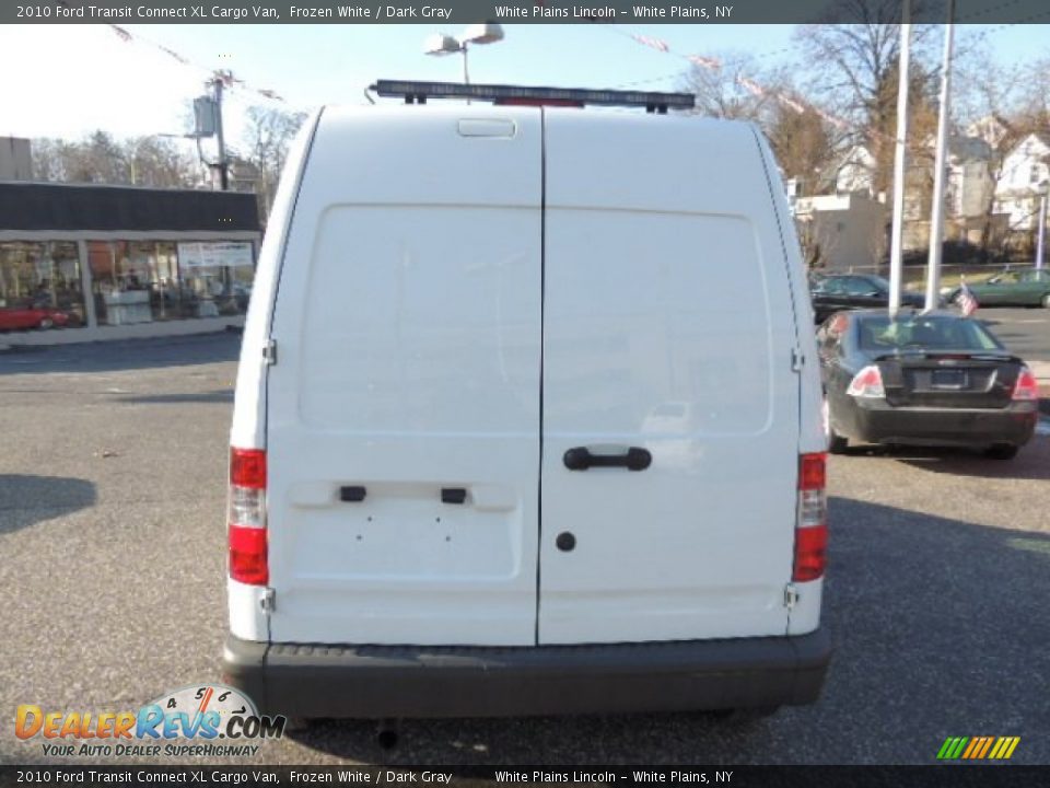 2010 Ford Transit Connect XL Cargo Van Frozen White / Dark Gray Photo #8