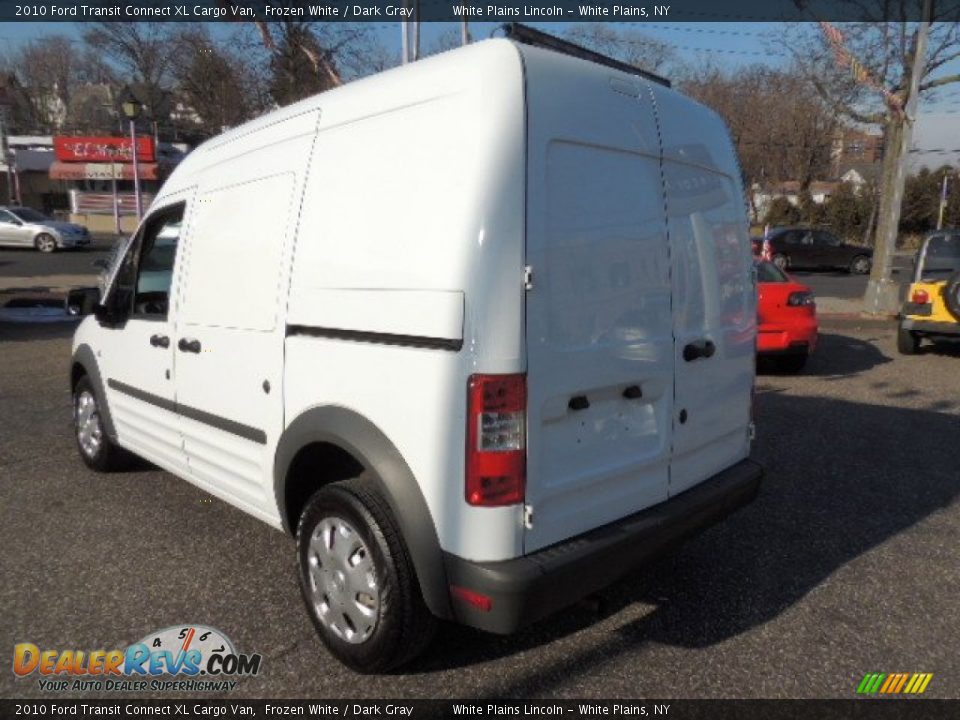 2010 Ford Transit Connect XL Cargo Van Frozen White / Dark Gray Photo #10