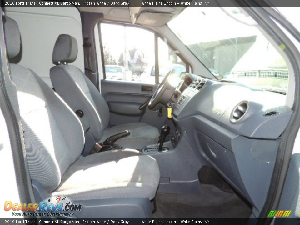 2010 Ford Transit Connect XL Cargo Van Frozen White / Dark Gray Photo #14