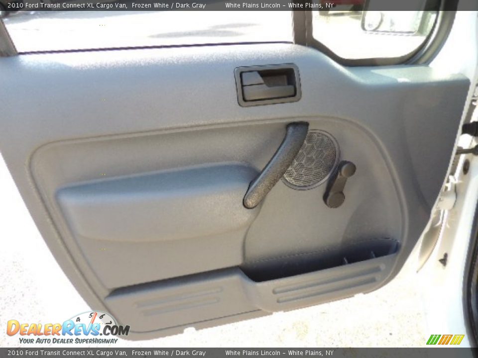 2010 Ford Transit Connect XL Cargo Van Frozen White / Dark Gray Photo #15
