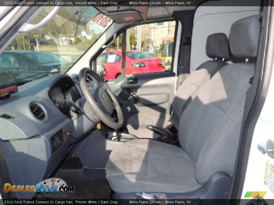 2010 Ford Transit Connect XL Cargo Van Frozen White / Dark Gray Photo #16