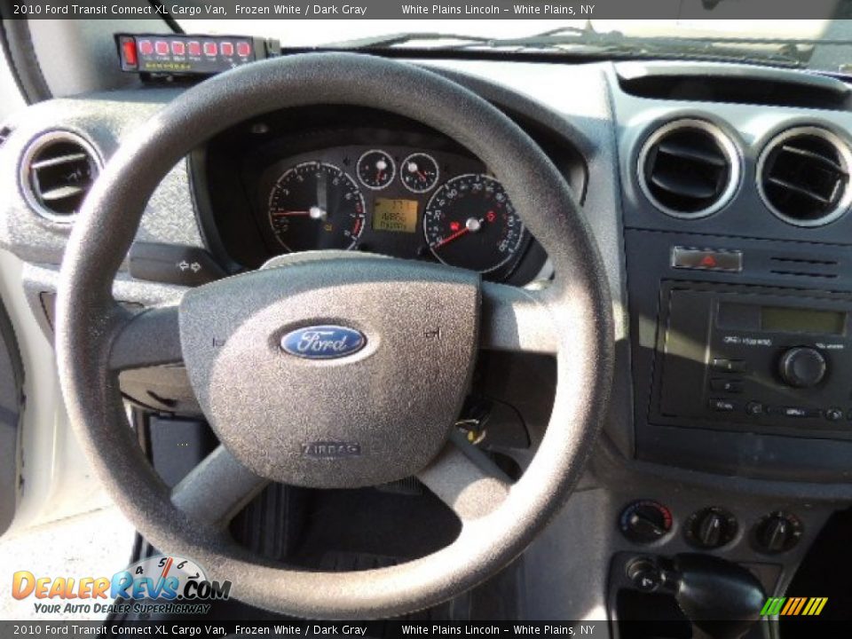 2010 Ford Transit Connect XL Cargo Van Frozen White / Dark Gray Photo #21