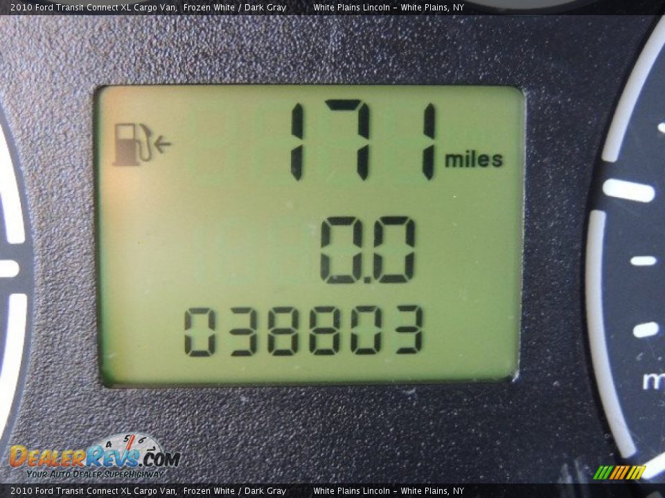 2010 Ford Transit Connect XL Cargo Van Frozen White / Dark Gray Photo #22