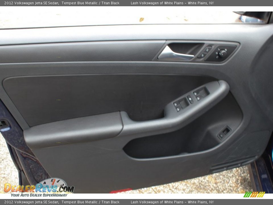 2012 Volkswagen Jetta SE Sedan Tempest Blue Metallic / Titan Black Photo #8