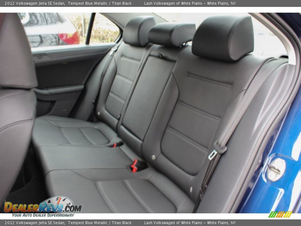 2012 Volkswagen Jetta SE Sedan Tempest Blue Metallic / Titan Black Photo #14
