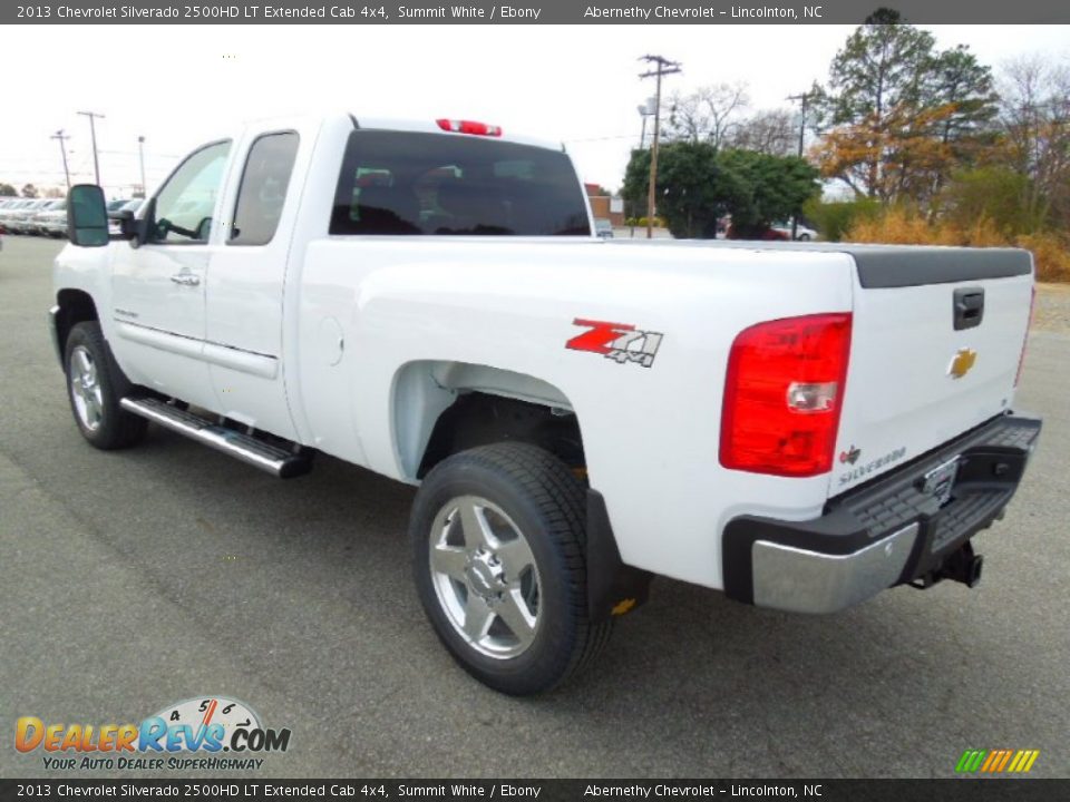 2013 Chevrolet Silverado 2500HD LT Extended Cab 4x4 Summit White / Ebony Photo #4