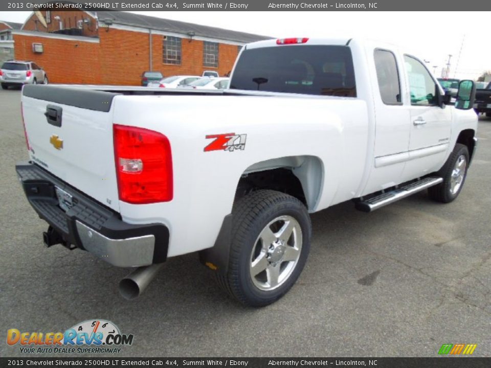 Summit White 2013 Chevrolet Silverado 2500HD LT Extended Cab 4x4 Photo #5