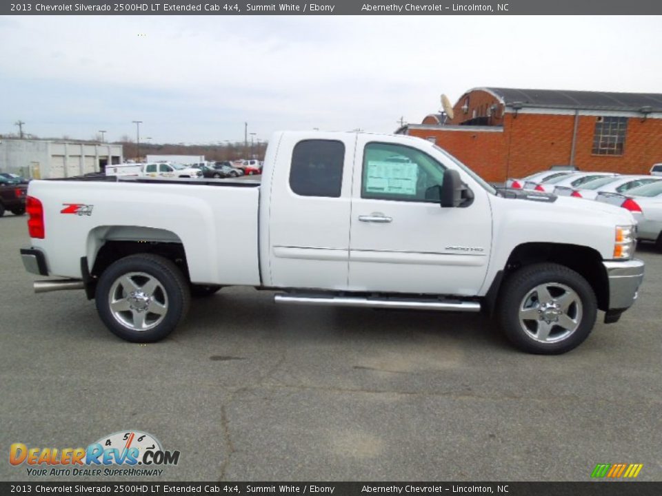2013 Chevrolet Silverado 2500HD LT Extended Cab 4x4 Summit White / Ebony Photo #6