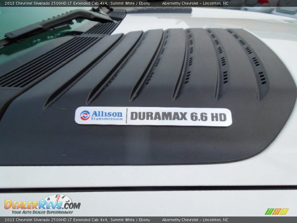 2013 Chevrolet Silverado 2500HD LT Extended Cab 4x4 Summit White / Ebony Photo #7