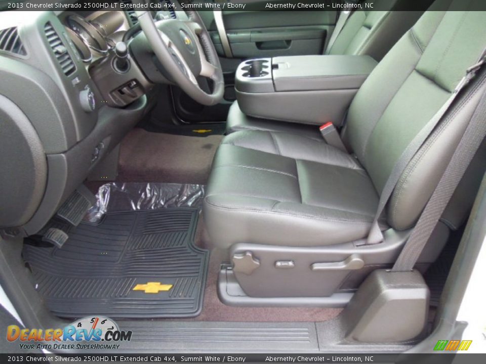2013 Chevrolet Silverado 2500HD LT Extended Cab 4x4 Summit White / Ebony Photo #9