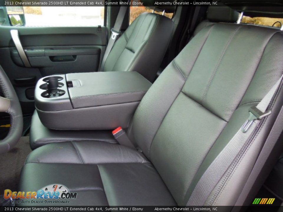 2013 Chevrolet Silverado 2500HD LT Extended Cab 4x4 Summit White / Ebony Photo #10