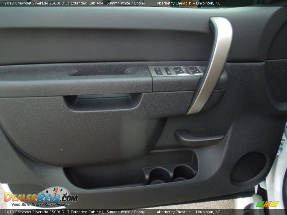 2013 Chevrolet Silverado 2500HD LT Extended Cab 4x4 Summit White / Ebony Photo #11