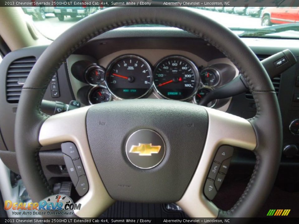 2013 Chevrolet Silverado 2500HD LT Extended Cab 4x4 Steering Wheel Photo #16