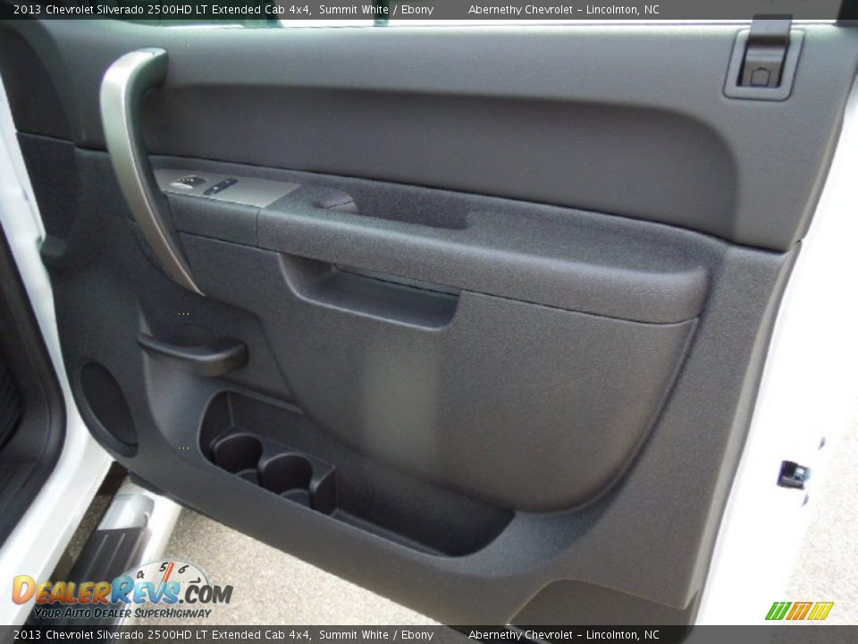 2013 Chevrolet Silverado 2500HD LT Extended Cab 4x4 Summit White / Ebony Photo #22