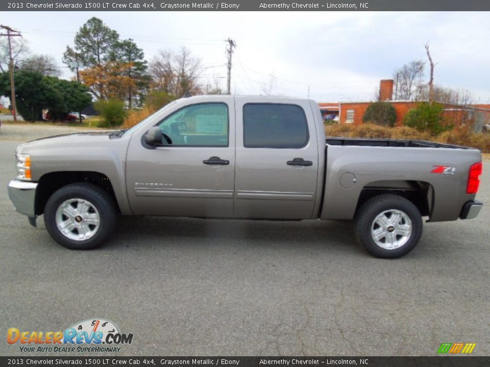 2013 Chevrolet Silverado 1500 LT Crew Cab 4x4 Graystone Metallic / Ebony Photo #3