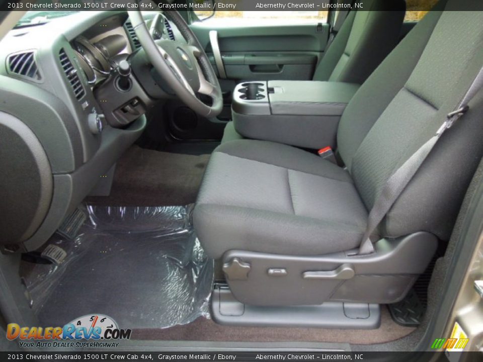 2013 Chevrolet Silverado 1500 LT Crew Cab 4x4 Graystone Metallic / Ebony Photo #8