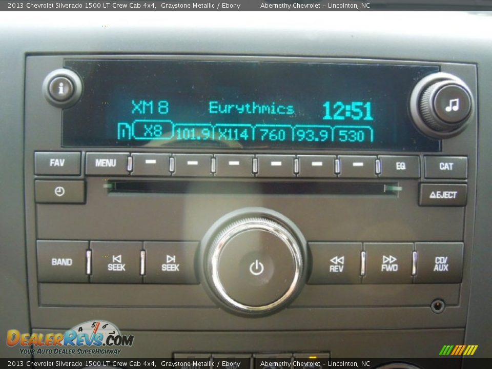 2013 Chevrolet Silverado 1500 LT Crew Cab 4x4 Graystone Metallic / Ebony Photo #14