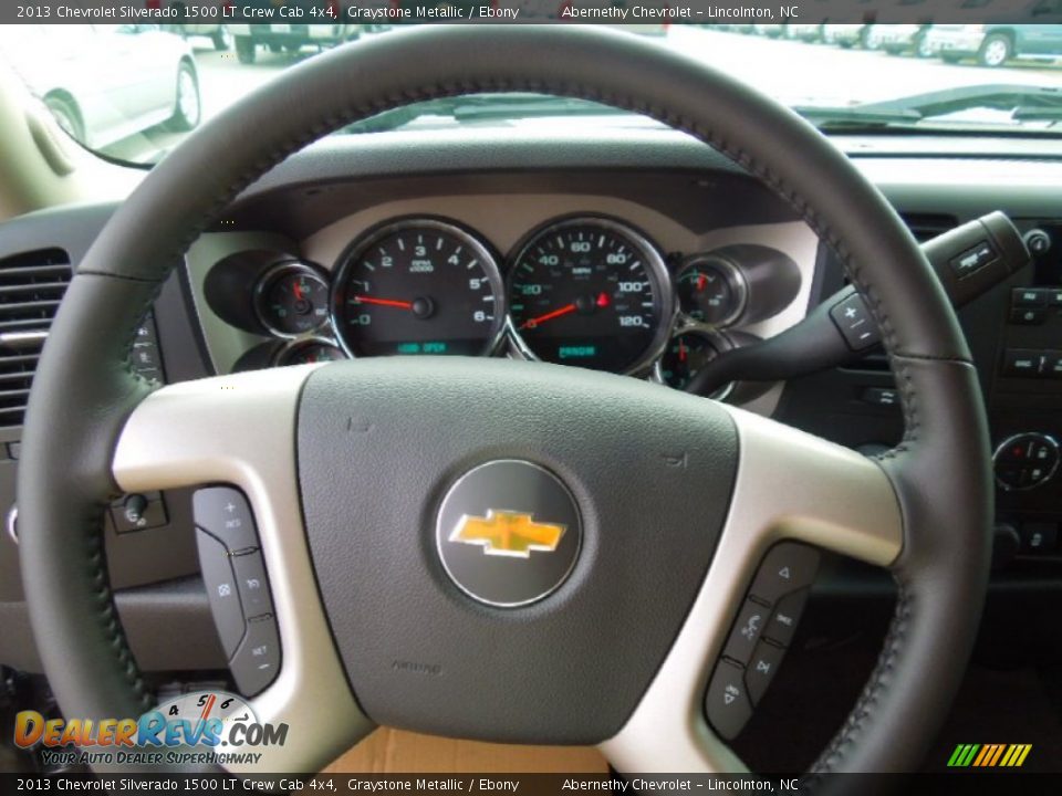 2013 Chevrolet Silverado 1500 LT Crew Cab 4x4 Graystone Metallic / Ebony Photo #15