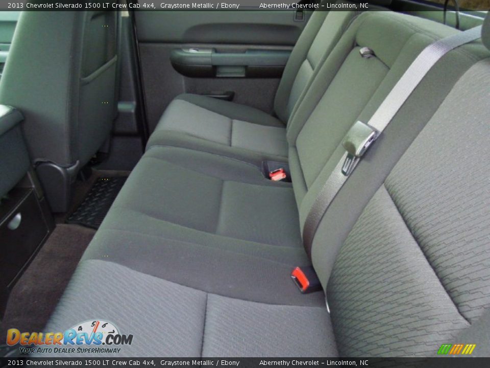 2013 Chevrolet Silverado 1500 LT Crew Cab 4x4 Graystone Metallic / Ebony Photo #17