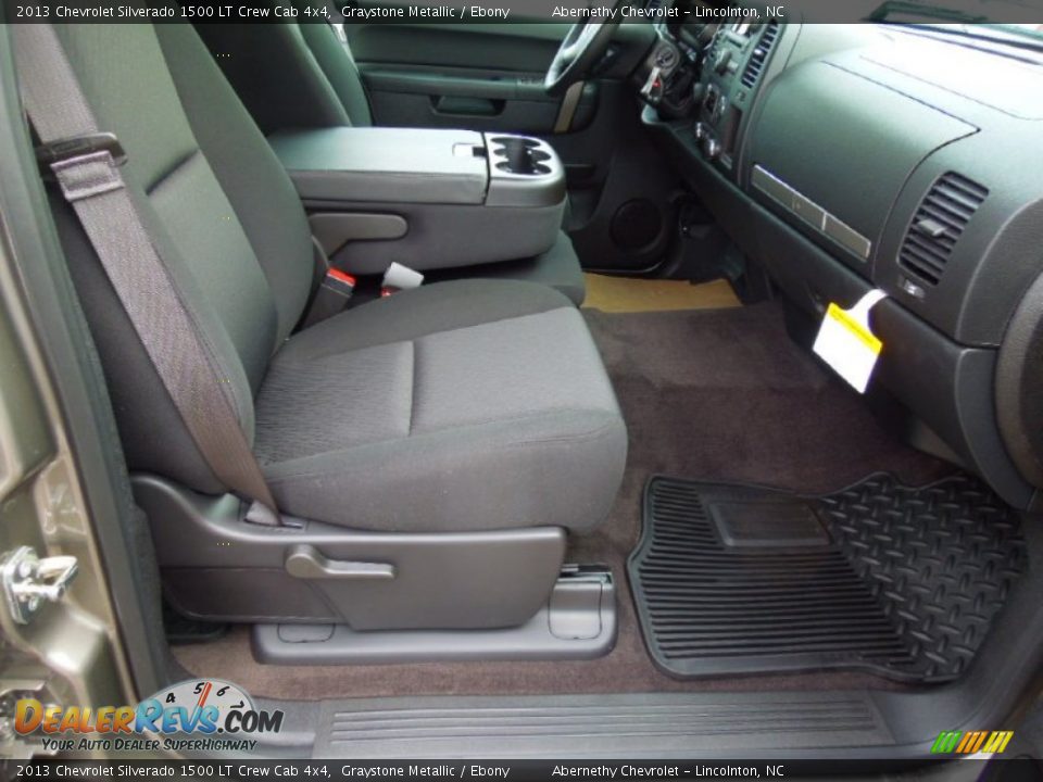2013 Chevrolet Silverado 1500 LT Crew Cab 4x4 Graystone Metallic / Ebony Photo #19