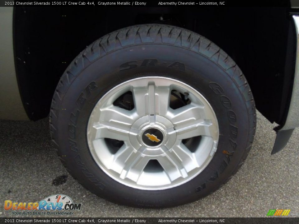 2013 Chevrolet Silverado 1500 LT Crew Cab 4x4 Graystone Metallic / Ebony Photo #21
