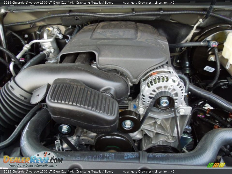 2013 Chevrolet Silverado 1500 LT Crew Cab 4x4 Graystone Metallic / Ebony Photo #22