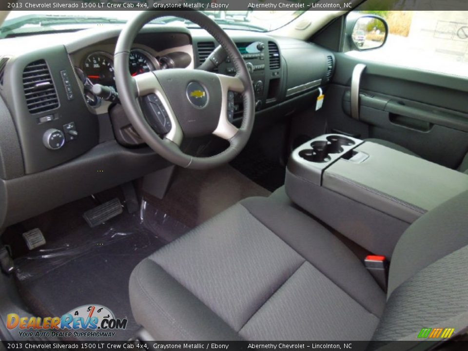 2013 Chevrolet Silverado 1500 LT Crew Cab 4x4 Graystone Metallic / Ebony Photo #23