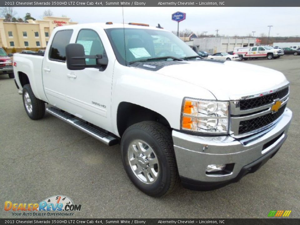 2013 Chevrolet Silverado 3500HD LTZ Crew Cab 4x4 Summit White / Ebony Photo #1