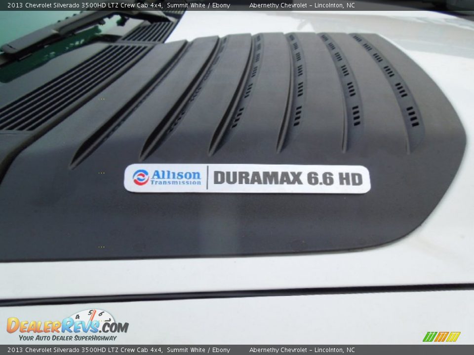 2013 Chevrolet Silverado 3500HD LTZ Crew Cab 4x4 Summit White / Ebony Photo #7