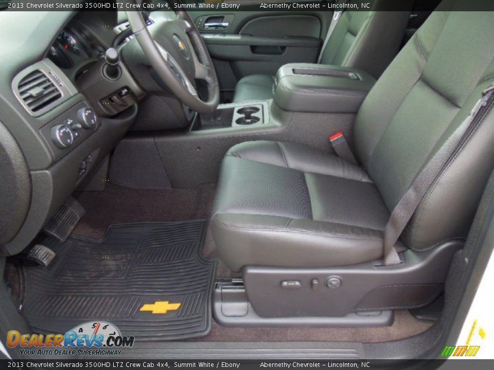 2013 Chevrolet Silverado 3500HD LTZ Crew Cab 4x4 Summit White / Ebony Photo #9