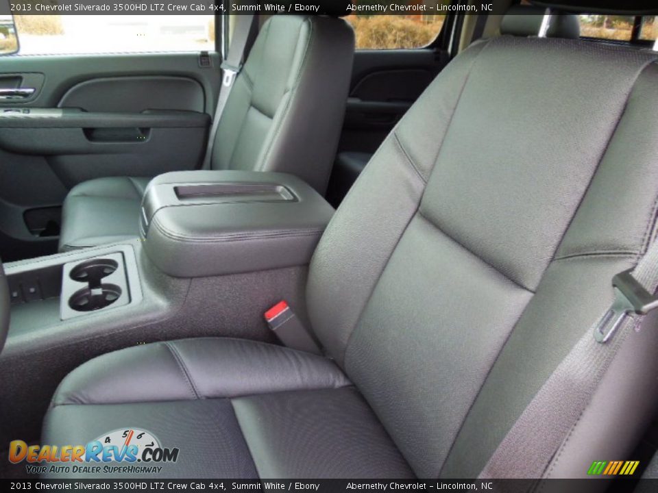 2013 Chevrolet Silverado 3500HD LTZ Crew Cab 4x4 Summit White / Ebony Photo #10