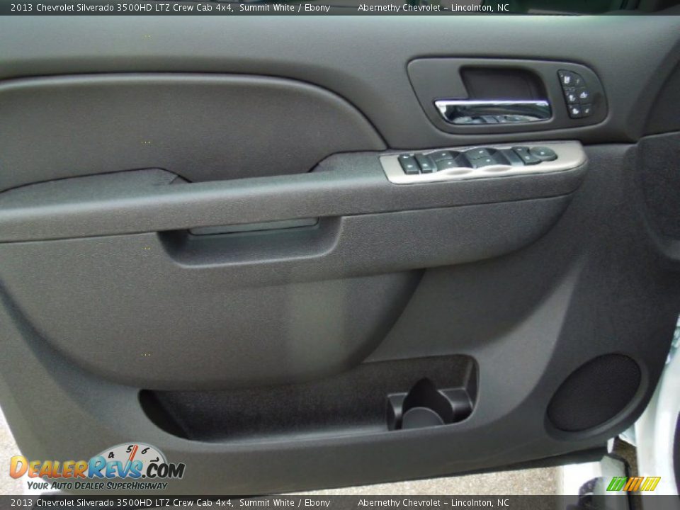 2013 Chevrolet Silverado 3500HD LTZ Crew Cab 4x4 Summit White / Ebony Photo #11