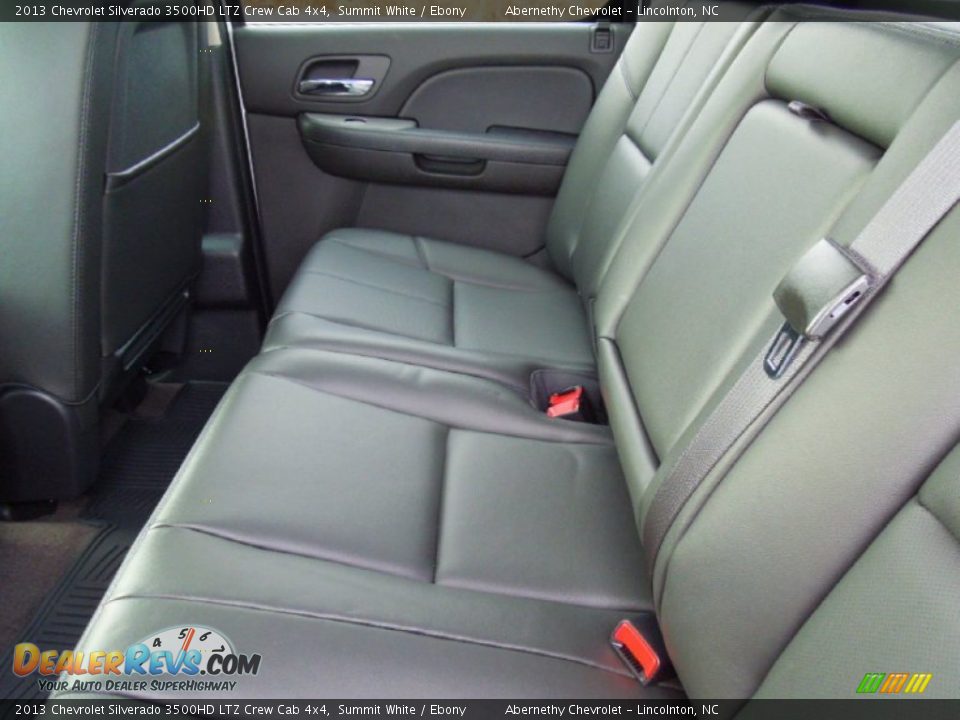 2013 Chevrolet Silverado 3500HD LTZ Crew Cab 4x4 Summit White / Ebony Photo #18