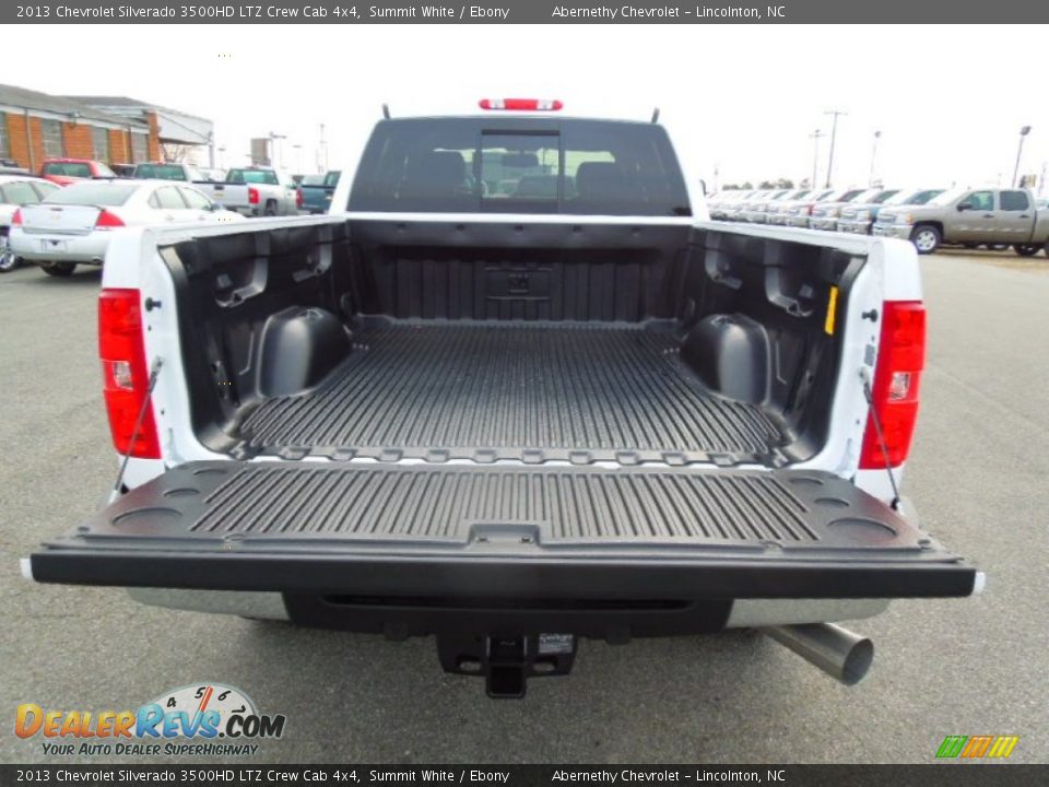 2013 Chevrolet Silverado 3500HD LTZ Crew Cab 4x4 Summit White / Ebony Photo #19