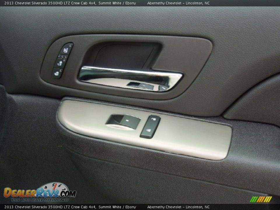 2013 Chevrolet Silverado 3500HD LTZ Crew Cab 4x4 Summit White / Ebony Photo #22