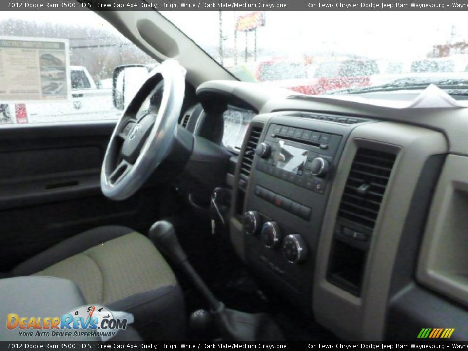 2012 Dodge Ram 3500 HD ST Crew Cab 4x4 Dually Bright White / Dark Slate/Medium Graystone Photo #5