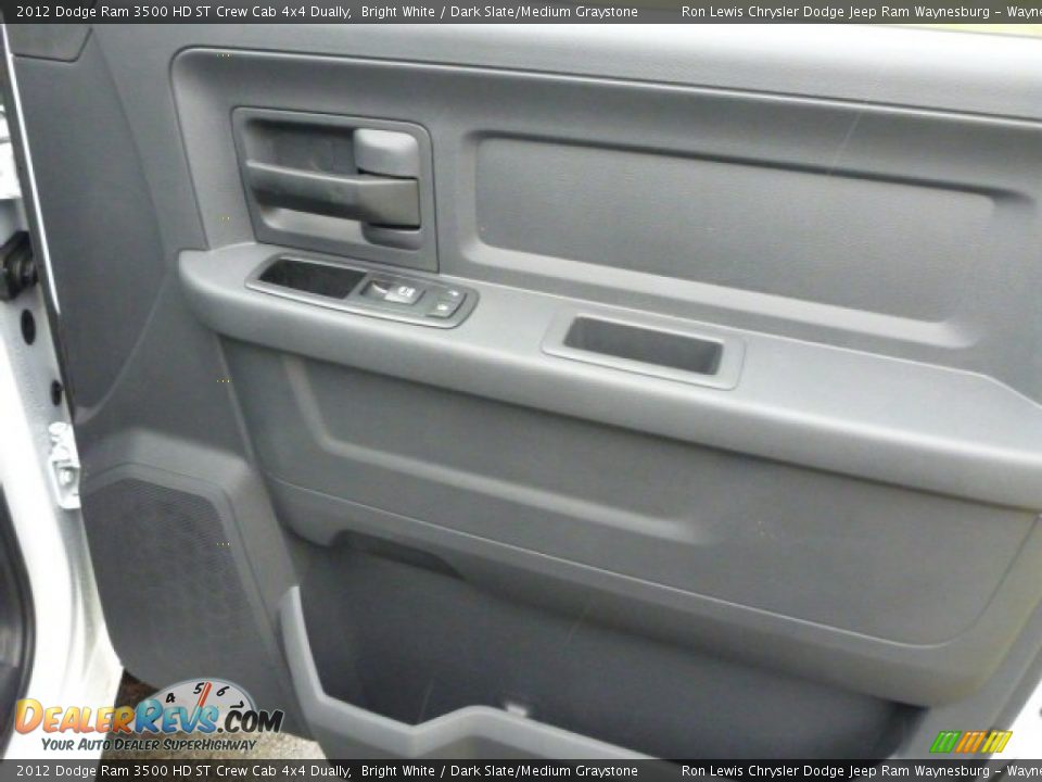 2012 Dodge Ram 3500 HD ST Crew Cab 4x4 Dually Bright White / Dark Slate/Medium Graystone Photo #6