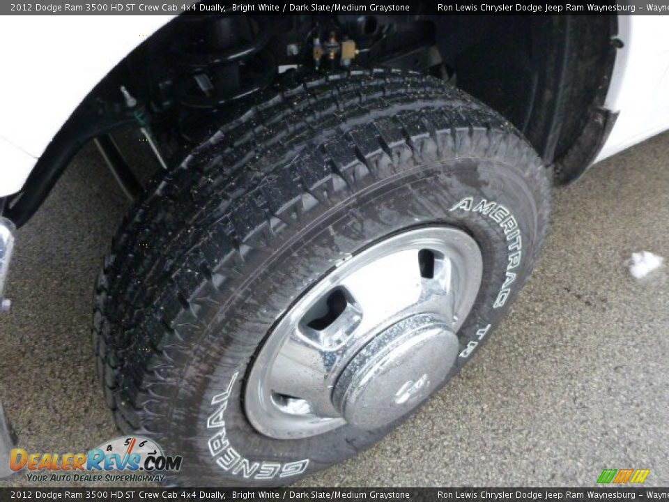 2012 Dodge Ram 3500 HD ST Crew Cab 4x4 Dually Bright White / Dark Slate/Medium Graystone Photo #9