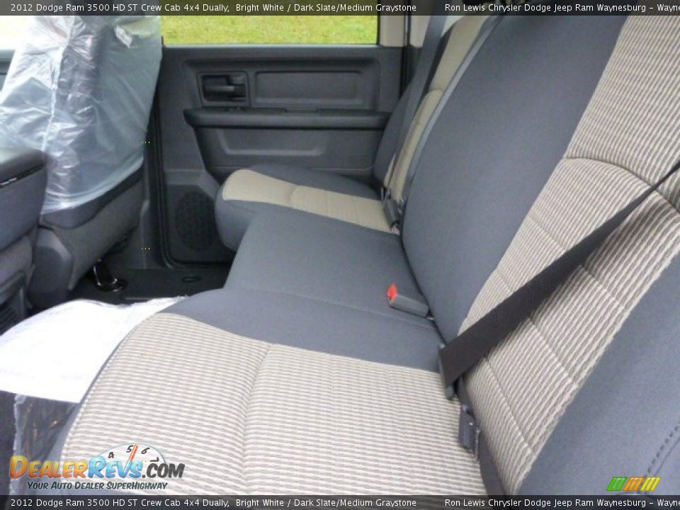 2012 Dodge Ram 3500 HD ST Crew Cab 4x4 Dually Bright White / Dark Slate/Medium Graystone Photo #11