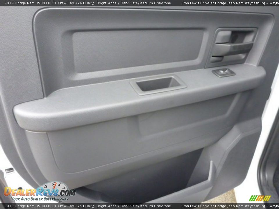2012 Dodge Ram 3500 HD ST Crew Cab 4x4 Dually Bright White / Dark Slate/Medium Graystone Photo #14
