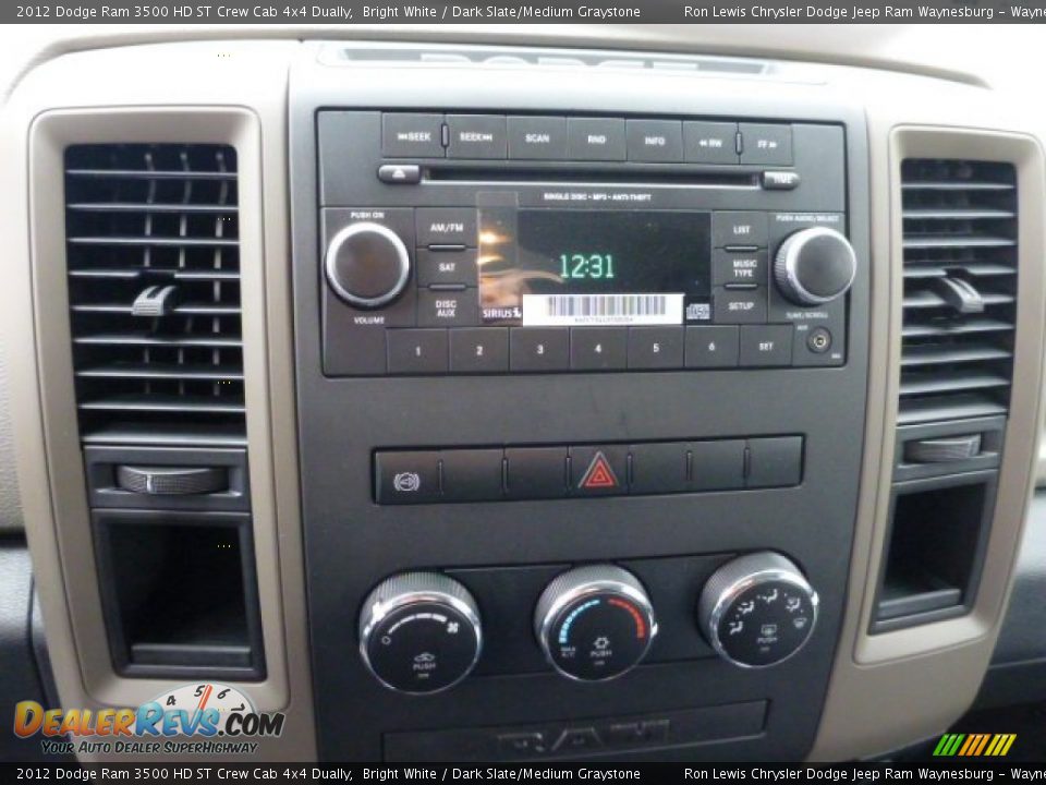 2012 Dodge Ram 3500 HD ST Crew Cab 4x4 Dually Bright White / Dark Slate/Medium Graystone Photo #19