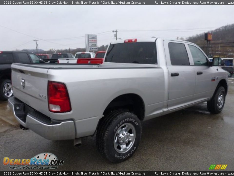 2012 Dodge Ram 3500 HD ST Crew Cab 4x4 Bright Silver Metallic / Dark Slate/Medium Graystone Photo #6