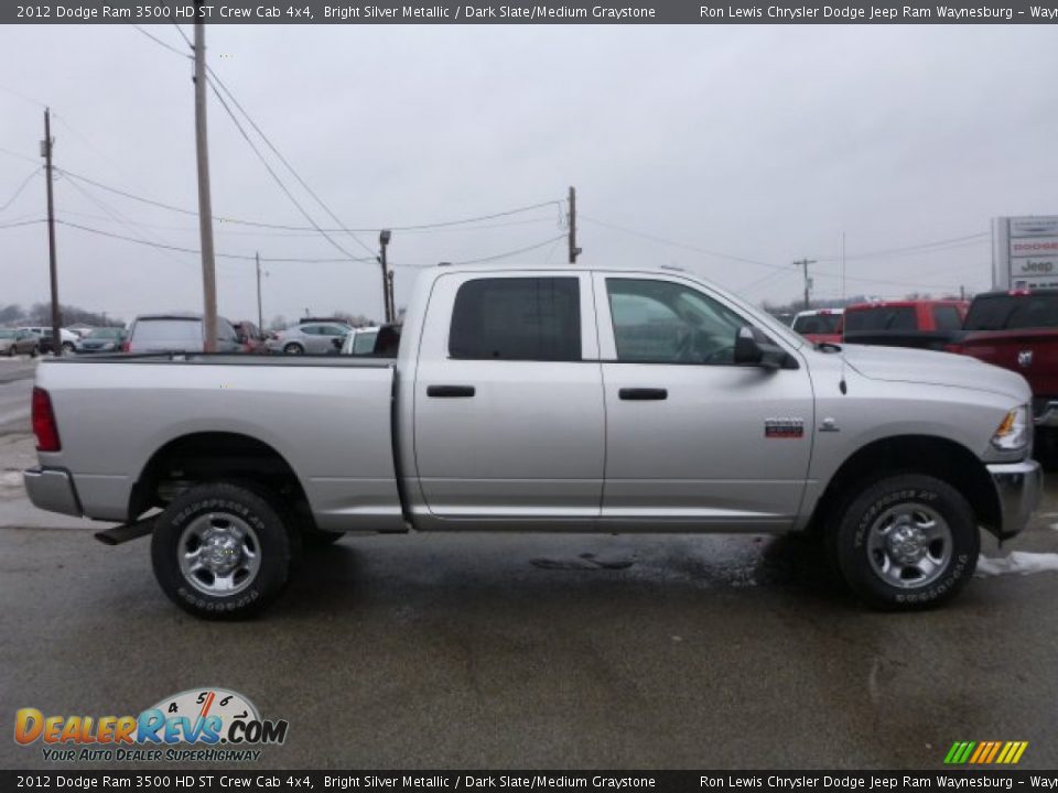 2012 Dodge Ram 3500 HD ST Crew Cab 4x4 Bright Silver Metallic / Dark Slate/Medium Graystone Photo #7