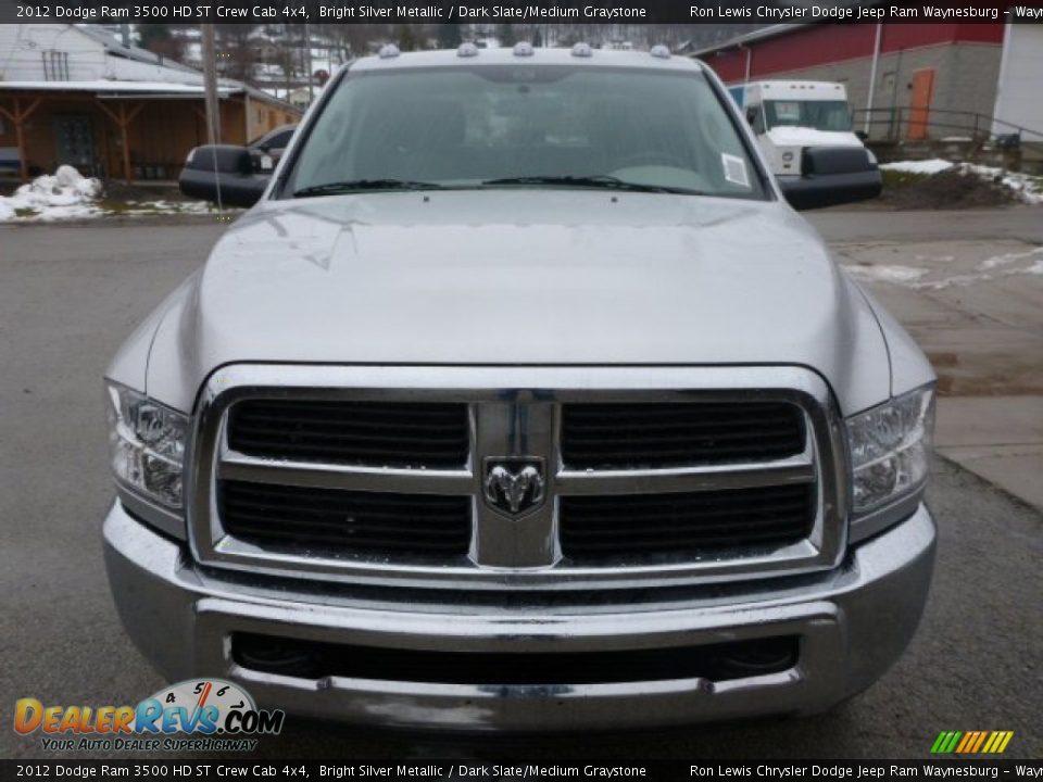 2012 Dodge Ram 3500 HD ST Crew Cab 4x4 Bright Silver Metallic / Dark Slate/Medium Graystone Photo #9