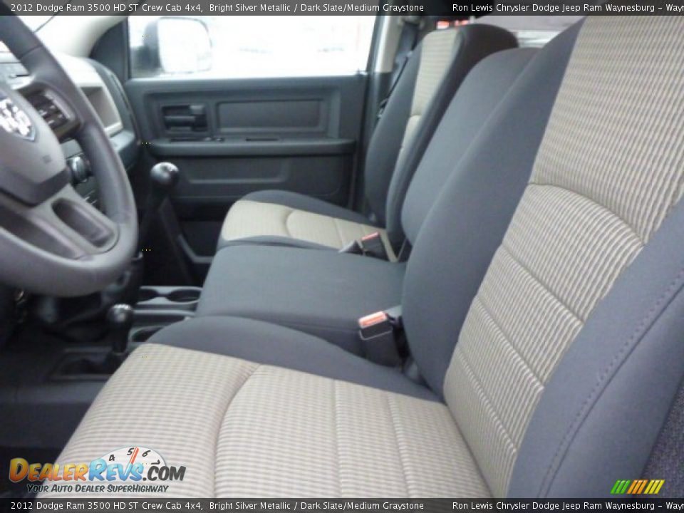 2012 Dodge Ram 3500 HD ST Crew Cab 4x4 Bright Silver Metallic / Dark Slate/Medium Graystone Photo #11