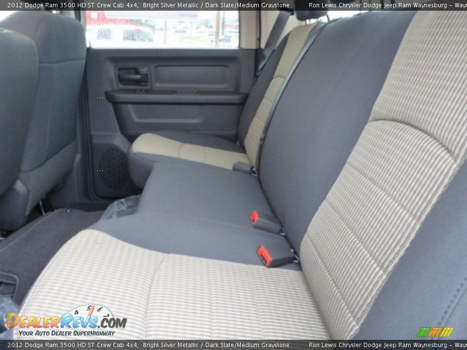 2012 Dodge Ram 3500 HD ST Crew Cab 4x4 Bright Silver Metallic / Dark Slate/Medium Graystone Photo #12